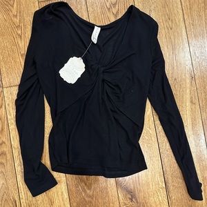 Altard State long sleeve top with twist detail